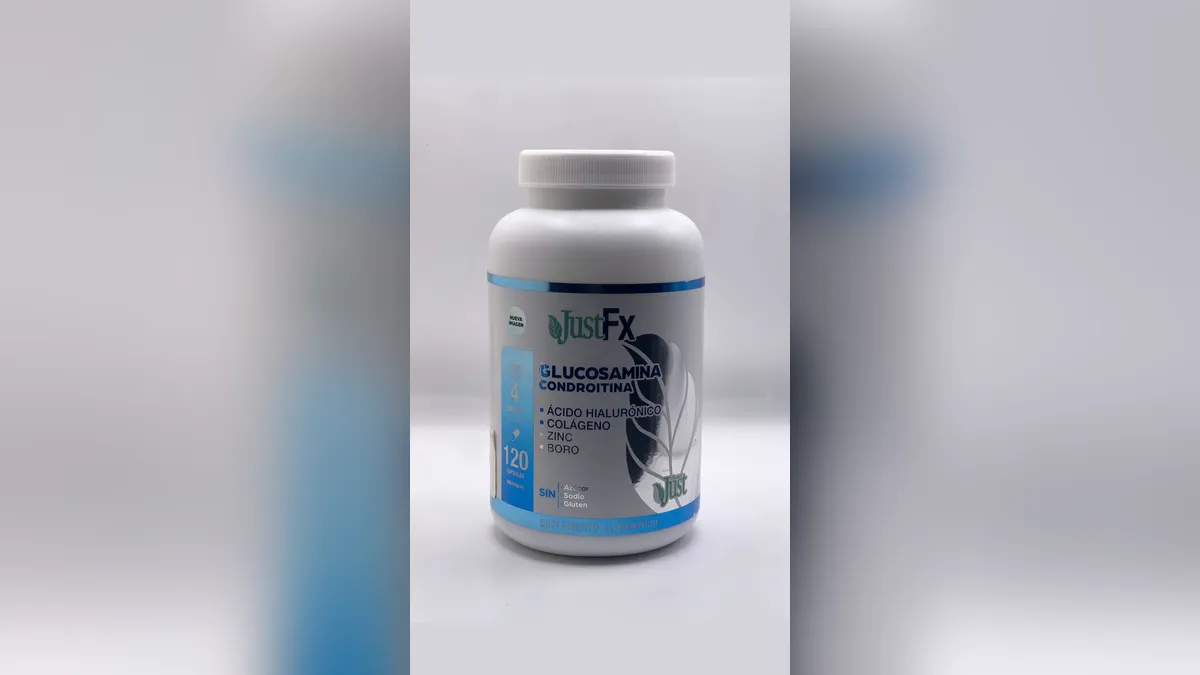 JUSTFX-glucosamina condroitina  120 cápsulas