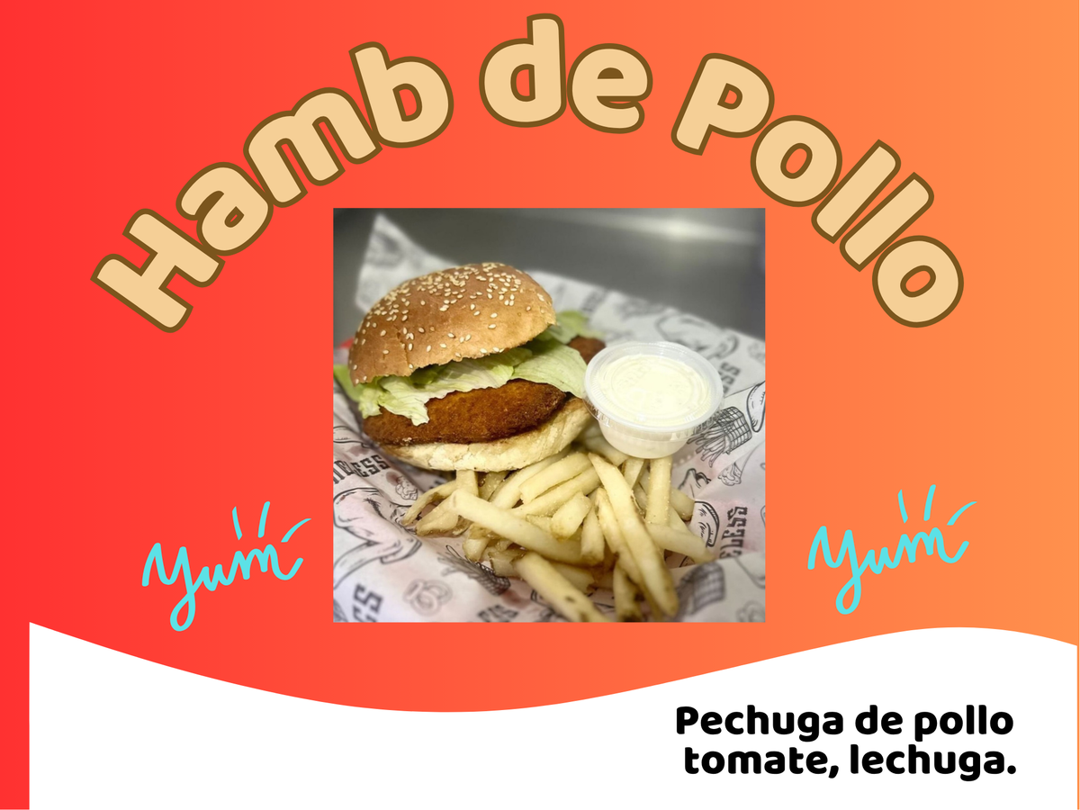 Hamburguesa Pollo