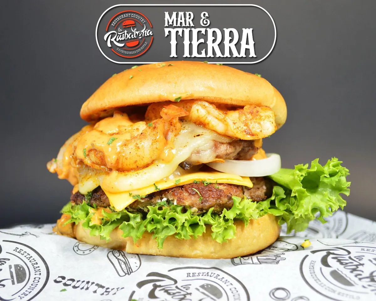 HAMBURGUESA MAR Y TIERRA